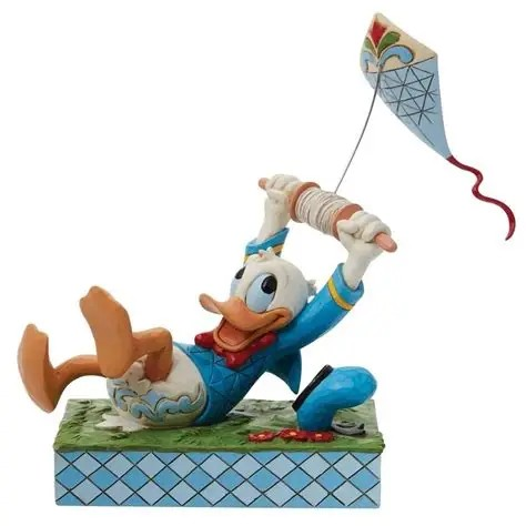 JIM SHORE DISNEY TRADITIONS A FLYING DUCK DONALD DUCK WITH KITE FIGURE