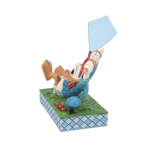JIM SHORE DISNEY TRADITIONS A FLYING DUCK DONALD DUCK WITH KITE FIGURE
