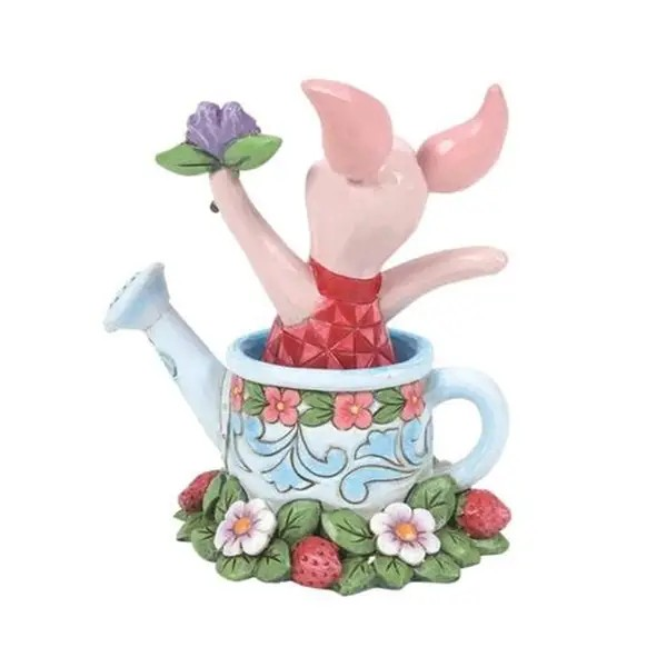 JIM SHORE DISNEY TRADITION PICKED FOR YOU PIGLET IN WATERING CAN FIGURE