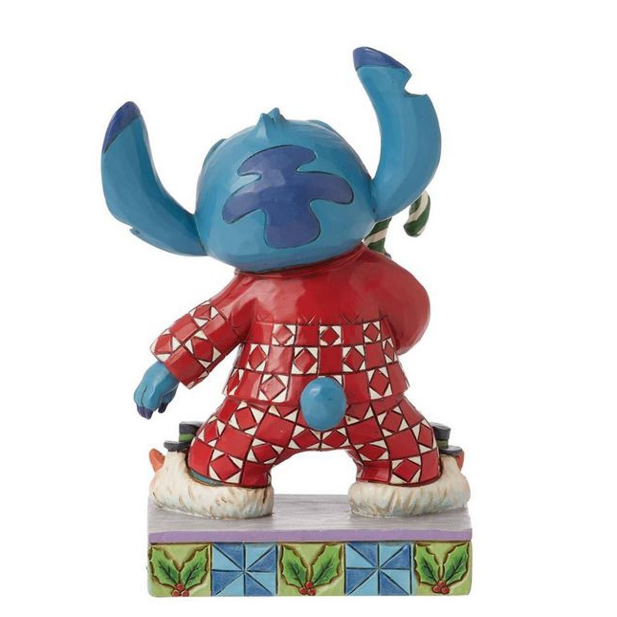 JIM SHORE DISNEY TRADITIONS CHRISTMAS MORNING STITCH PAJAMAS FIGURE