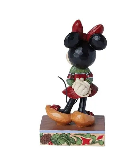 JIM SHORE DISNEY TRADITIONS HOLIDAY READY MINNIE MOUSE FIGURE