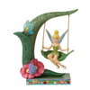 JIM SHORE DISNEY TRADITIONS SUSPENDED IN SPRINGTIME MAGIC TINKERBELL FIGURE