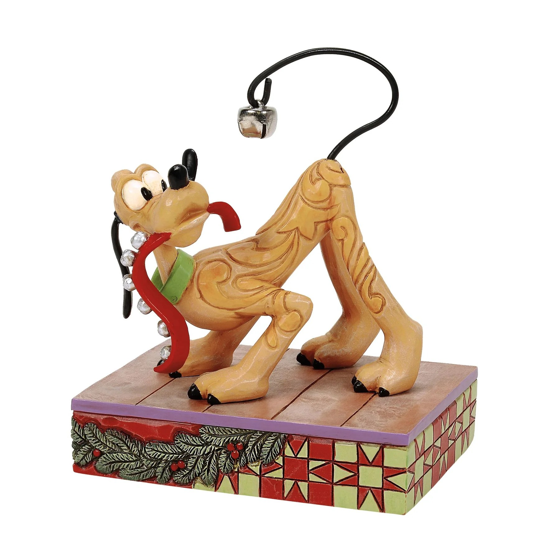 DISNEY TRADITIONS 12CM PLUTO WITH BELLS 