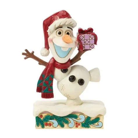 JIM SHORE DISNEY TRADITIONS FESTIVE FROST OLAF FIGURE 