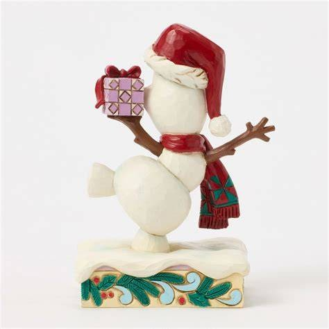 JIM SHORE DISNEY TRADITIONS FESTIVE FROST OLAF FIGURE 