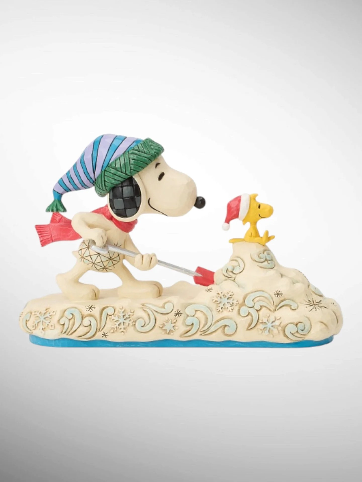 SNOOPY SHOVELING SNOW 
