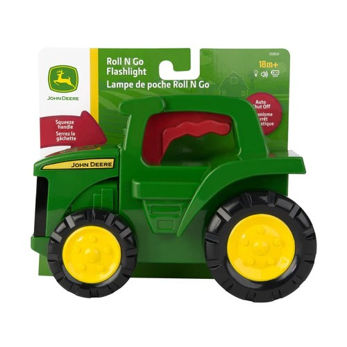 JOHN DEERE KIDS ROLL N GO FLASHLIGHT TRACTOR