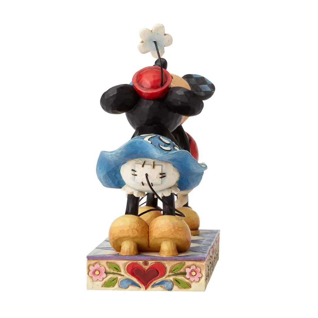 JIM SHORE DISNEY TRADITIONS SMOOCH FOR MY SWEETIE MICKEY AND MINNIE MOUSE FIGURE