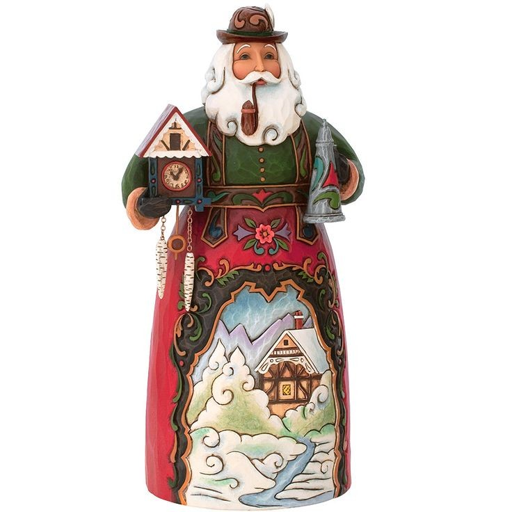 JIM SHORE HEARTWOOD CREEK GERMAN SANTA FIGURE