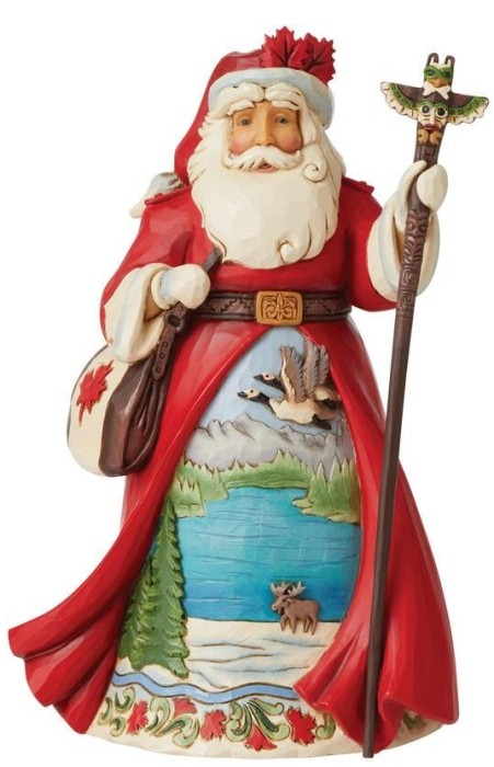 JIM SHORE HEARTWOOD CREEK CANADIAN SANTA FIGURE