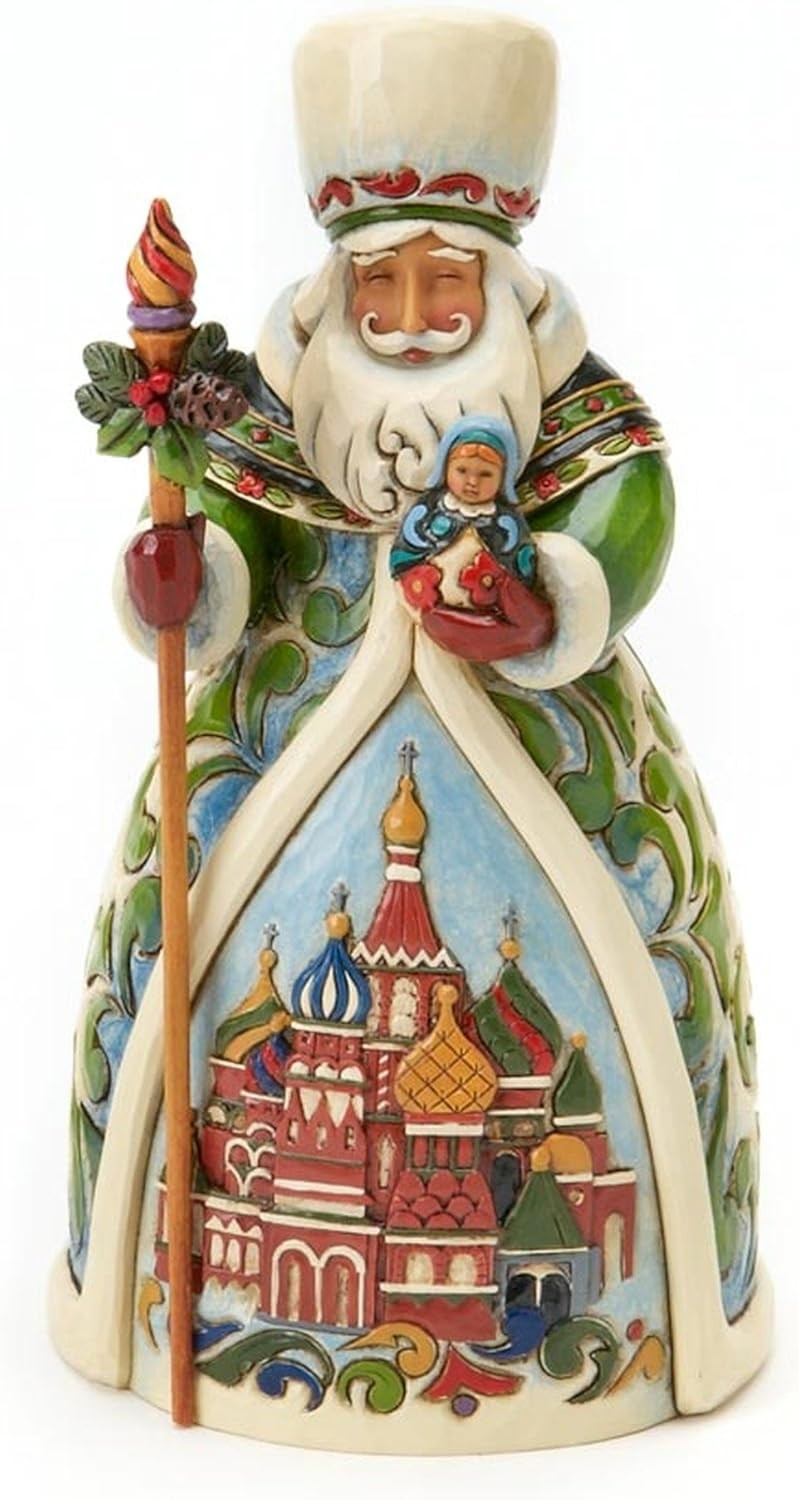 JIM SHORE HEARTWOOD CREEK RUSSIAN SANTA FIGURE