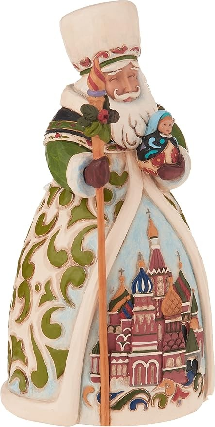 JIM SHORE HEARTWOOD CREEK RUSSIAN SANTA FIGURE