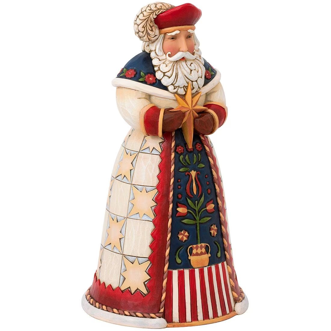 JIM SHORE HEARTWOOD CREEK POLISH SANTA FIGURE