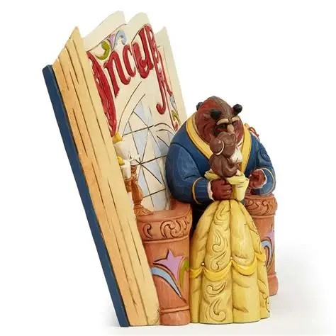 JIM SHORE DISNEY TRADITIONS LOVE ENDURES STORYBOOK BEAUTY AND THE EBAST FIGURE