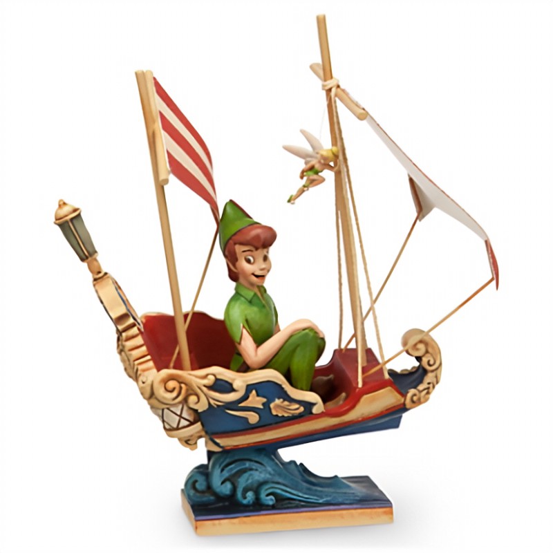 JIM SHORE DISNEY TRADITIONS PETER PAN'S FLIGHT PIRATE SHIP FIGURE