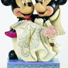 JIM SHORE DISNEY TRADITIONS MICKEY AND MINNIE WEDDING FIGURE