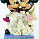 JIM SHORE DISNEY TRADITIONS MICKEY AND MINNIE WEDDING FIGURE
