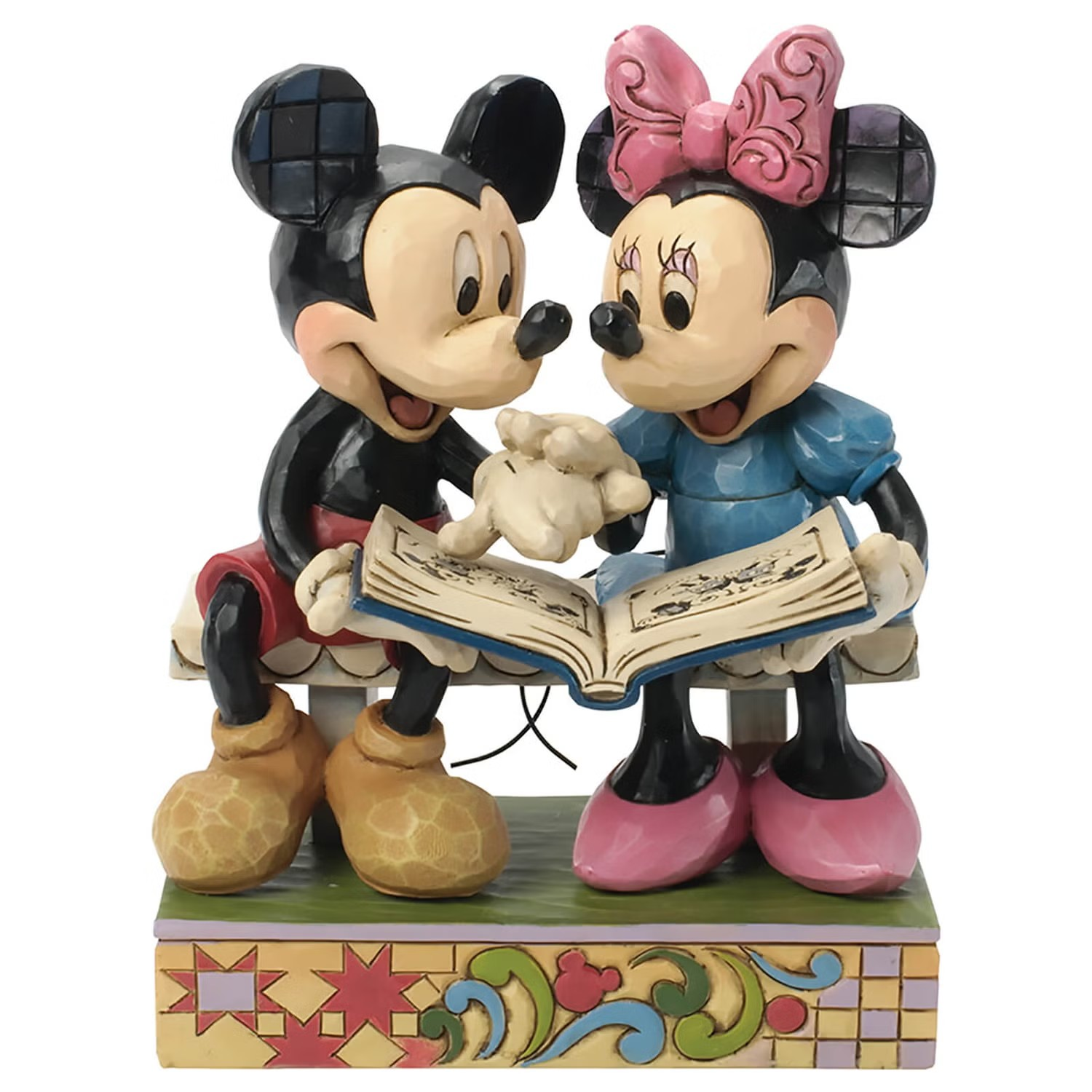 JIM SHORE DISNEY TRADITIONS SHARING MEMORIES MICKEY AND MINNIE FIGURE