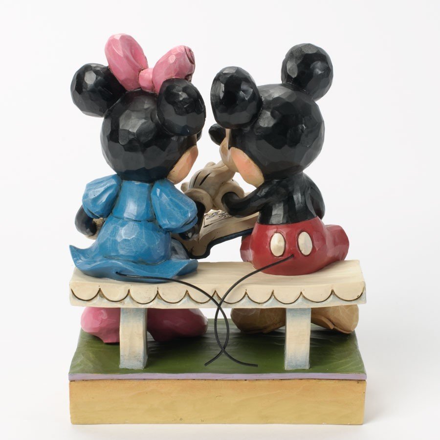 JIM SHORE DISNEY TRADITIONS SHARING MEMORIES MICKEY AND MINNIE FIGURE