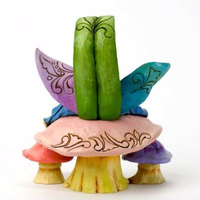 JIM SHORE DISNEY TRADITIONS ALICE ON MUSHROOM