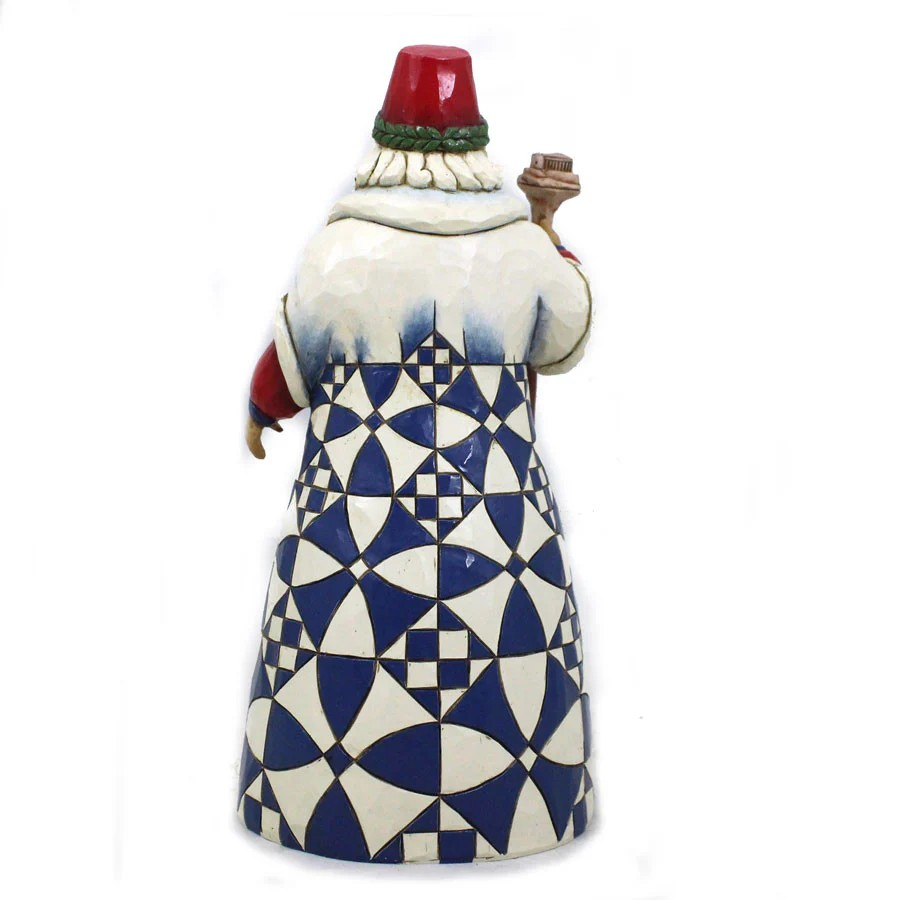 JIM SHORE HEARTWOOD CREEK GREEK SANTA FIGURE