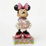 JIM SHORE DISNEY TRADITIONS IT'S A GIRL MINNIE MOUSE FIGURE
