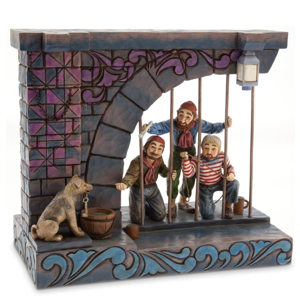 JIM SHORE DISNEY TRADTIONS PIRATES JAIL SCENE FIGURE