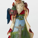 JIM SHORE HEARTWOOD CREEK BRAZILIAN SANTA FIGURE