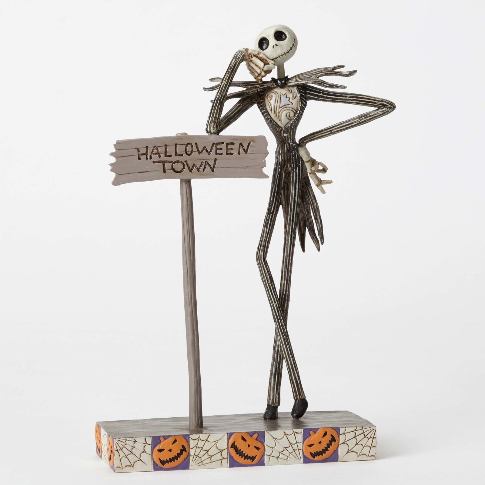 JIM SHORE DISNEY TRADITIONS WELCOME TO HALLOWEEN TOWN FIGURE