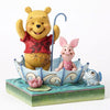 JIM SHORE DISNEY TRADITIONS WINNIE THE POOH AND PIGLET 50 YEARS OF FRIENDSHIP ANNIVERSARY FIGURE