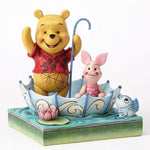 JIM SHORE DISNEY TRADITIONS WINNIE THE POOH AND PIGLET 50 YEARS OF FRIENDSHIP ANNIVERSARY FIGURE
