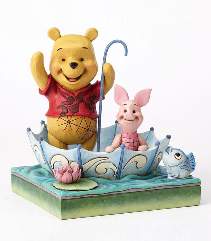 JIM SHORE DISNEY TRADITIONS WINNIE THE POOH AND PIGLET 50 YEARS OF FRIENDSHIP ANNIVERSARY FIGURE