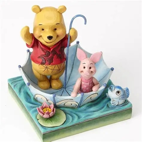 JIM SHORE DISNEY TRADITIONS WINNIE THE POOH AND PIGLET 50 YEARS OF FRIENDSHIP ANNIVERSARY FIGURE