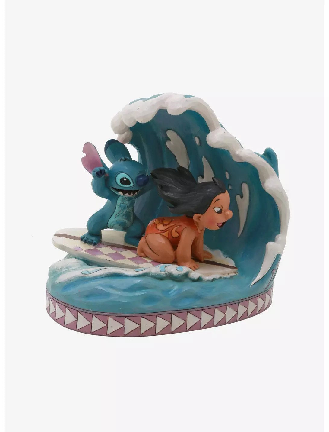 JIM SHORE DISNEY TRADITIONS LILO AND STITCH CATCH THE WAVE FIGURE