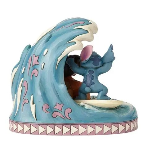 JIM SHORE DISNEY TRADITIONS LILO AND STITCH CATCH THE WAVE FIGURE