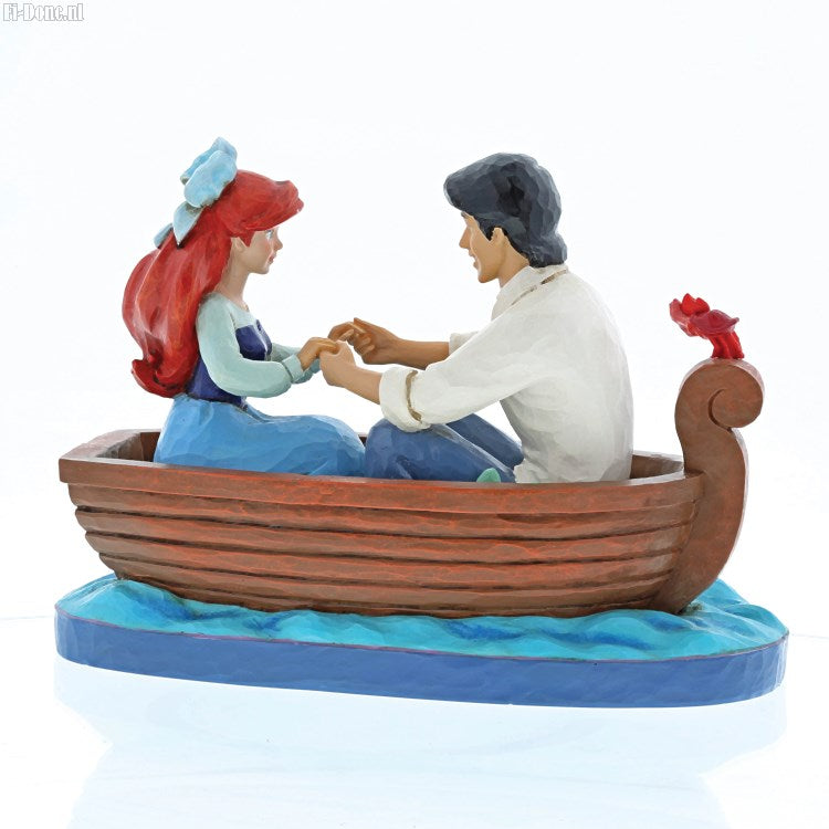 JIM SHORE DISNEY TRADITIONS WAITING FOR A KISS AIREL AND ERIC FIGURE