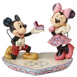 JIM SHORE DISNEY TRADITIONS A MAGICAL MOMENT MICKEY AND MINNIE PROPOSAL FIGURE