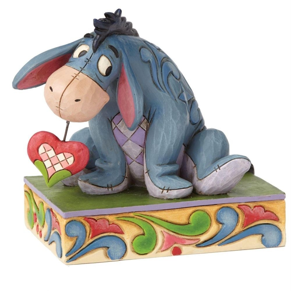 JIM SHORE DISNEY TRADITIONS HEART ON A STRING EEYORE FIGURE