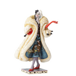 JIM SHORE DISNEY TRADITIONS DEVELISH DOGNAPPER CRUELLA DEVILLE FIGURE