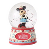 JIM SHORE DISNEY TRADTIONS MINNIE MOUSE I LOVE YOU WATERBALL 
