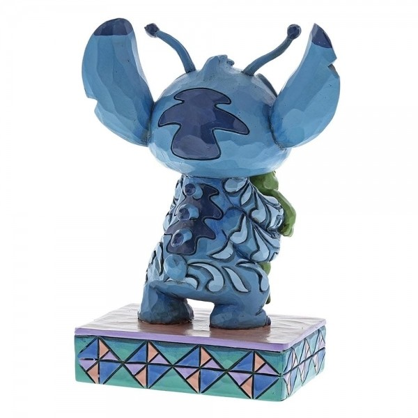 JIM SHORE DISNEY TRADITIONS STRANGE LIFE FORMS STITCH AND FROG FIGURE