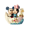 JIM SHORE DISNEY TRADITIONS LOVEBIRDS MICKEY AND MINNIE FIGURE