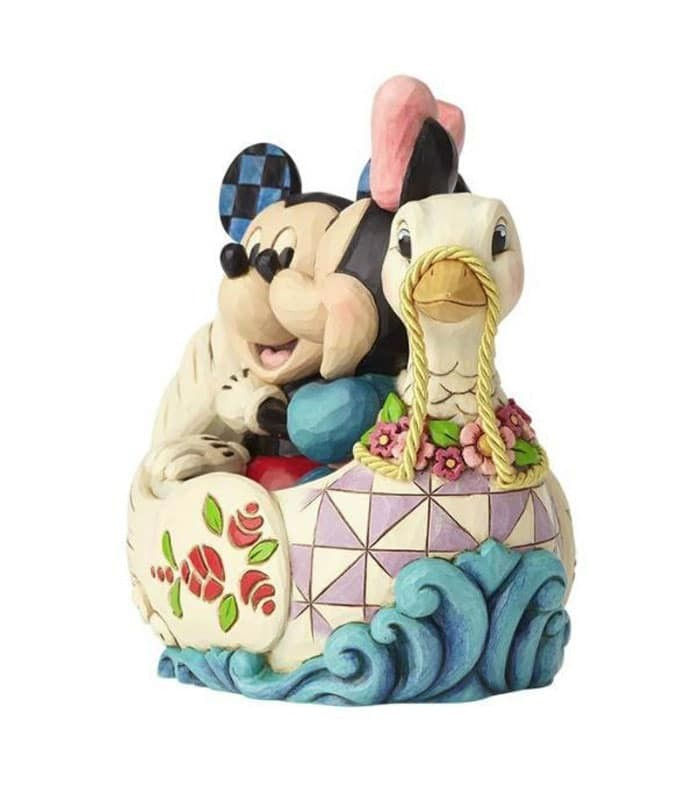 JIM SHORE DISNEY TRADITIONS LOVEBIRDS MICKEY AND MINNIE FIGURE