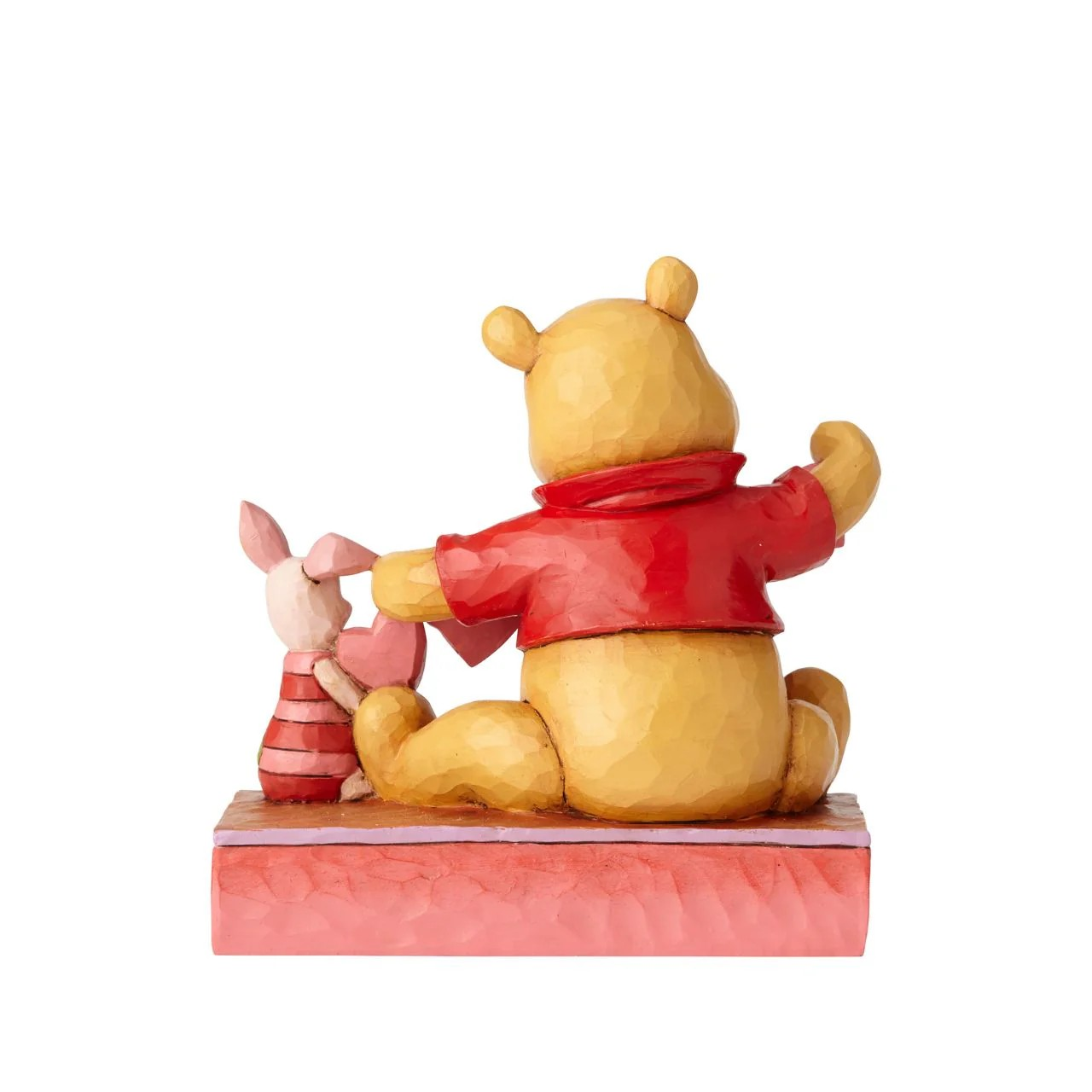 JIM SHORE DISNEY TRADITIONS HANDMADE VALENTINES WINNIE THE POOH AND PIGLET FIGURE
