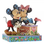 JIM SHORE DISNEY TRADITIONS KISSING BOOTH MICKEY AND MINNIE FIGURE