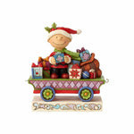 JIM SHORE ALL WRAPPED UP PEANUTS
