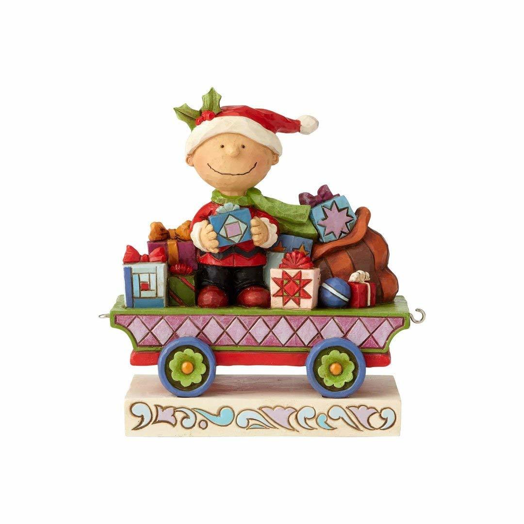 JIM SHORE ALL WRAPPED UP PEANUTS