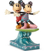 JIM SHORE DISNEY TRADITIONS SURFS UP! MICKEY AND MINNIE FIGURE