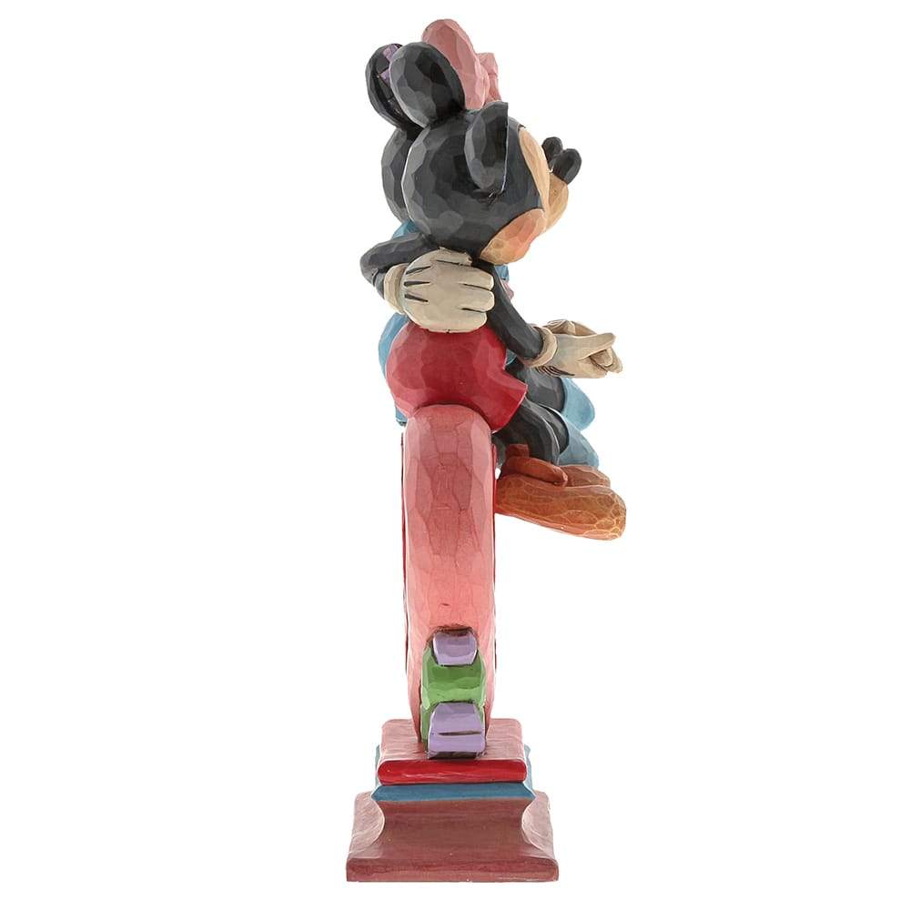 JIM SHORE DISNEY TRADITIONS HEART TO HEART MICKEY AND MINNIE FIGURE