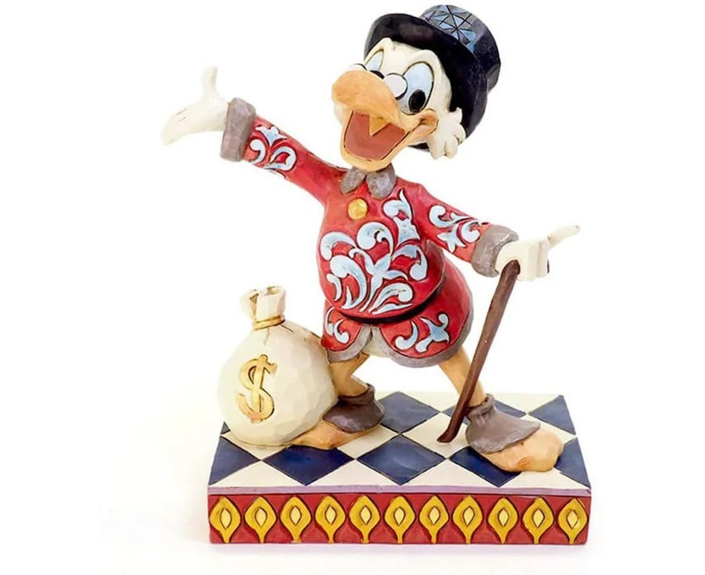 JIM SHORE DISNEY TRADITIONS TREASURE SEEKING TYCOON FIGURE